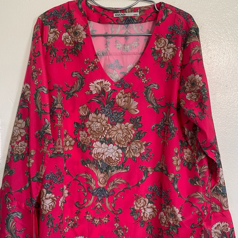 Floral Pink Top - KHAADI